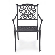 Iron garden chair C-BR Ivrea Anthracite