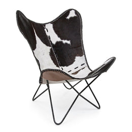 2x Buffalo black leather armchair 68x70x93h cm