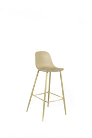 Set of 4 Polypropylene Stools 47.5cm x 47cm x 91.5cm