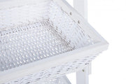 Darik display 3 baskets SVAS White 60x45x200h cm