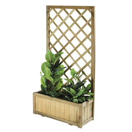 Planter with autoclaved grid 75x30x140 for garden furniture