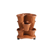 Clover Vase with Terracotta Saucer 30015