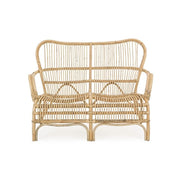 CLARITA two seater rattan outdoor sofa 119x83x h87 cm