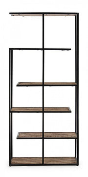 5-storey metal industrial style bookcase