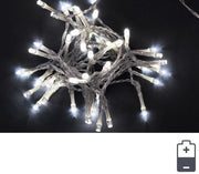 6x 48 LED White Wire Tr Int Chain Lights