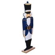 Blue wooden soldier cm18x8h62