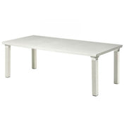 Scab table 100 x 170-220 cm linen for outdoor use