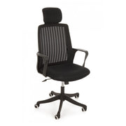 Laurent office chair with armrests black