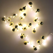 Gold sphere wire light 48 warm white led fixed power supply cm ø4x120