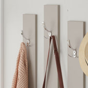 Walnut and dove gray hallway furniture with Ramda mirror 137x35xh.154 cm