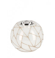 6x White Wedge Vt Candle P. D100