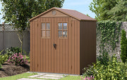Garden Shed Darwin 6x6 with Front Window, Brown