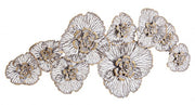 Aurum iron floral wall decoration 115 x 54 cm