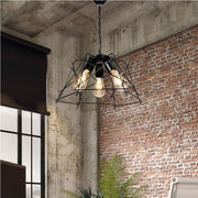 Tena MDL3854 pendant lamp in asymmetric black metal