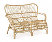 CLARITA two seater rattan outdoor sofa 119x83x h87 cm