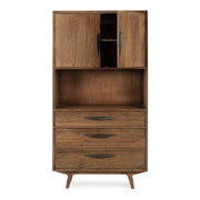 Vintage Sherman 2-door 3-drawer cabinet 96 x 40 x 180 h