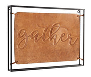 Leather Wall Decoration 45X32