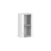 White Ash cabinet with 1 door in melamine wood h.72x40x32cm