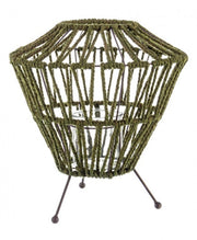 4x Tripod Grass Lantern Green L