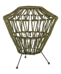 4x Tripod Grass Lantern Green L