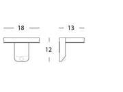 Solar Applique 4W Led 4000K graphite solar line