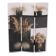 Three-Panel Printed Windbreak for Pots 120.6x2.5xH180.6x2.5