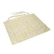 Flora jacquard lime chair cushion square cm40x40h4