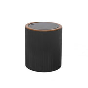 5 Liter London Series Black Waste Bin.