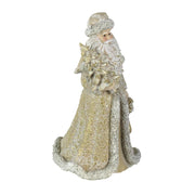 Gold resin Santa Claus 16.5x14h32 cm