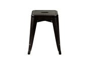 Bristol brown iron stool cm39x39h45