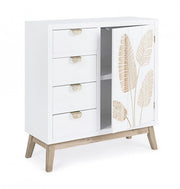 Folium sideboard 1 door 4 drawers 75x30x80h cm