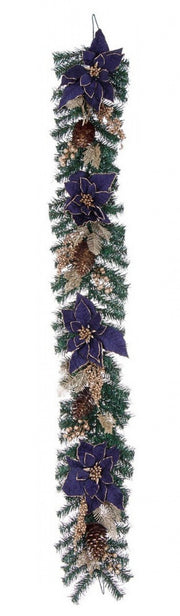 4x Eleonor Poinsettia Blu