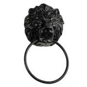 Cast iron lion clapper ring cm15,5x6h24,5