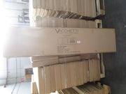 Three-Fold Walnut Paper Screen 40cm x 175cm
