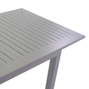 Sullivan aluminum table extendable anthracite cm150 - 210x90xh73