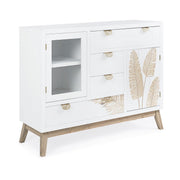 Folium sideboard 2 doors and 4 drawers cm 100x34x 80h