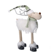 White fabric reindeer cm19x17h41