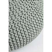 Mint woven pouf bizzotto cm 80
