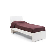White ash single bed for bedroom cm 200x85xH 98