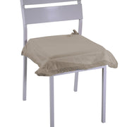 Amelie dove gray square cushion cm40x40h4