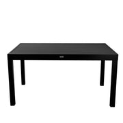 Sullivan aluminum table extendable anthracite cm150 - 210x90xh73