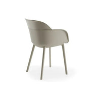 Shell-P armchair in concrete gray
