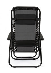 Martin deck chair black for outdoor