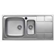 Sink SAXT332 100x50 cm 2 right bowls