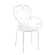 Etienne Outdoor Armchair Color White Bizzotto