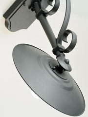 Medium bottom wall lamp antique graphite line