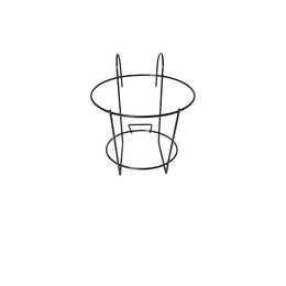 Black balcony planter 22cm