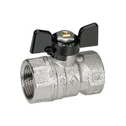 Ball valve with female flange butterfly.