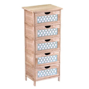 Chest of drawers with 5 drawers Anversa cm40x30xh94