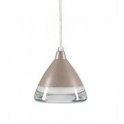 Cast Aluminum Suspension with Acrylic Diffuser - 20W, 1800 Lumens, Warm Tortora Light